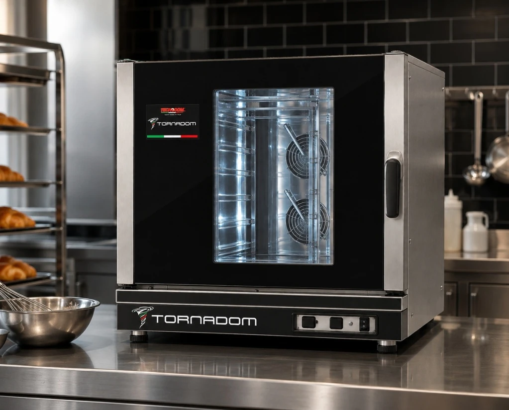 Tecnodom TORNADOM 5T in a professional kitchen setting