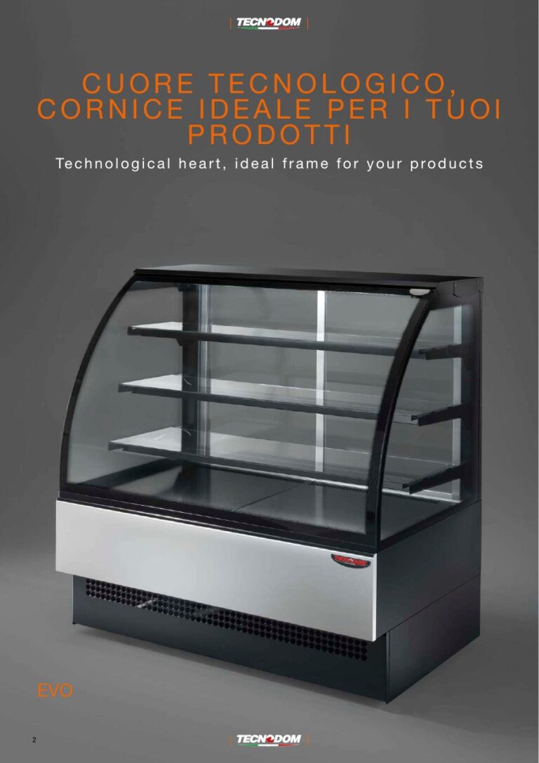Tecnodom EVO EVok Refrigerated Displays catalogue cover